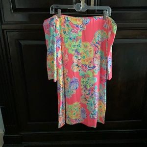 Lilly Pulitzer off the shoulder dress